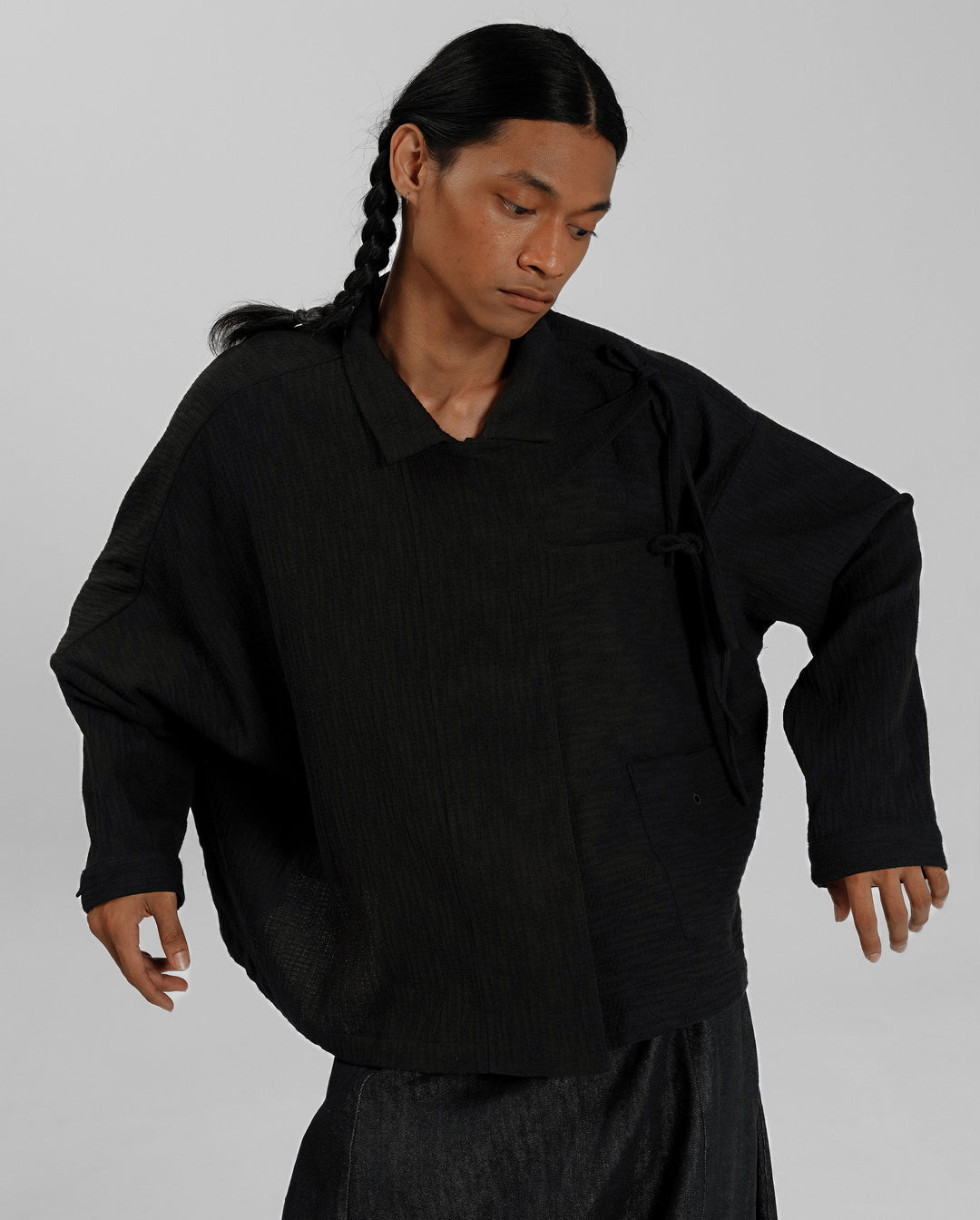 The Asymmetrical Batwing Top