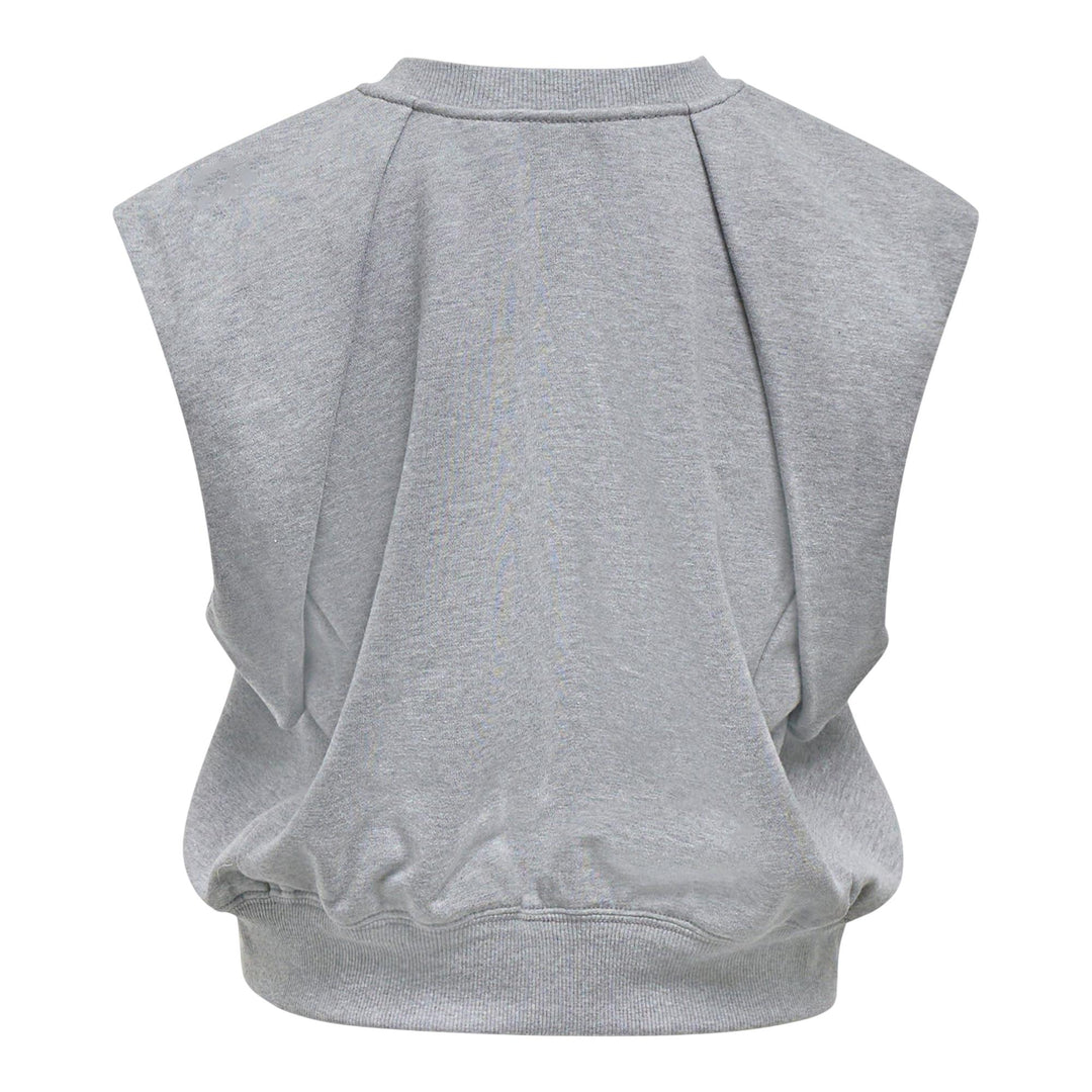 Club21 - 3.1 Phillip Lim - Draped Bow French Terry Top - KNIT TOPS - Grey