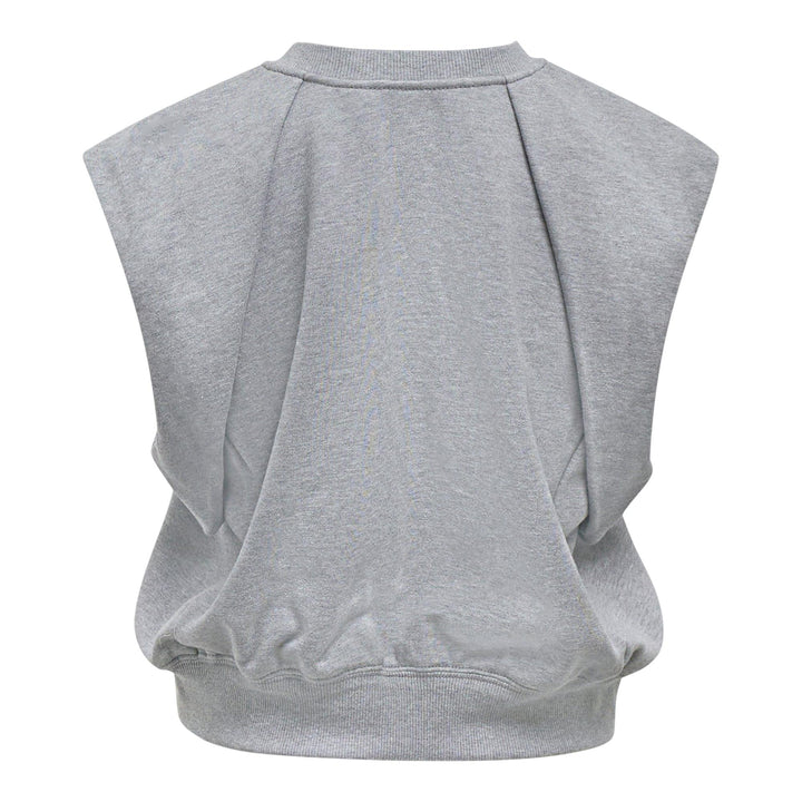 Club21 - 3.1 Phillip Lim - Draped Bow French Terry Top - KNIT TOPS - Grey