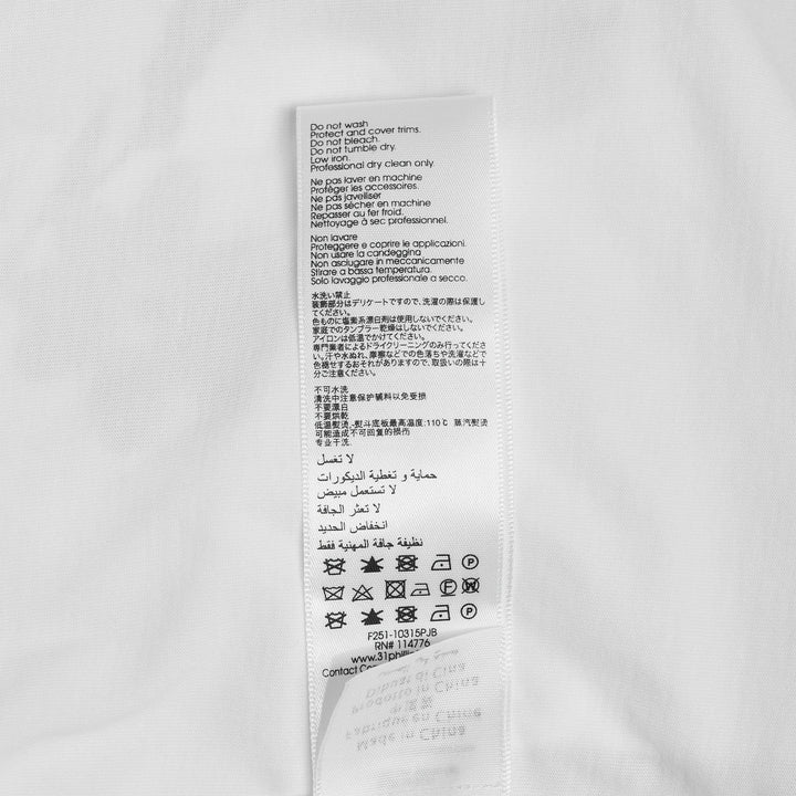 Club21 - 3.1 Phillip Lim - Joy Is A Great Adventure Oversized Tee - TEES - White