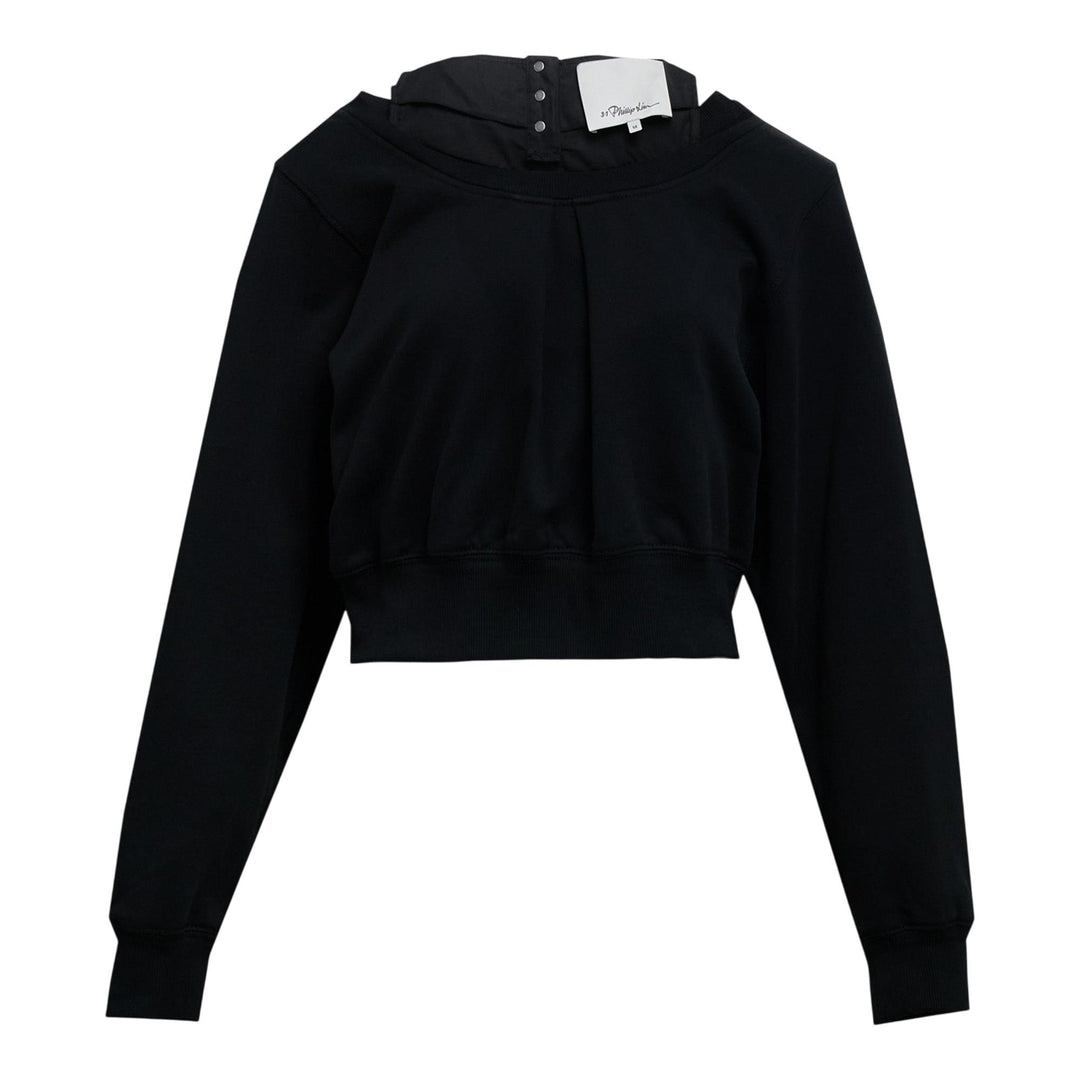Club21 - 3.1 Phillip Lim - Layered Tank Terry Top - KNIT TOPS - Black