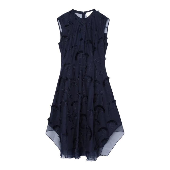 Club21 - 3.1 Phillip Lim - Sleeveless Dress With Organza Combo - WOVEN DRESSES - Navy