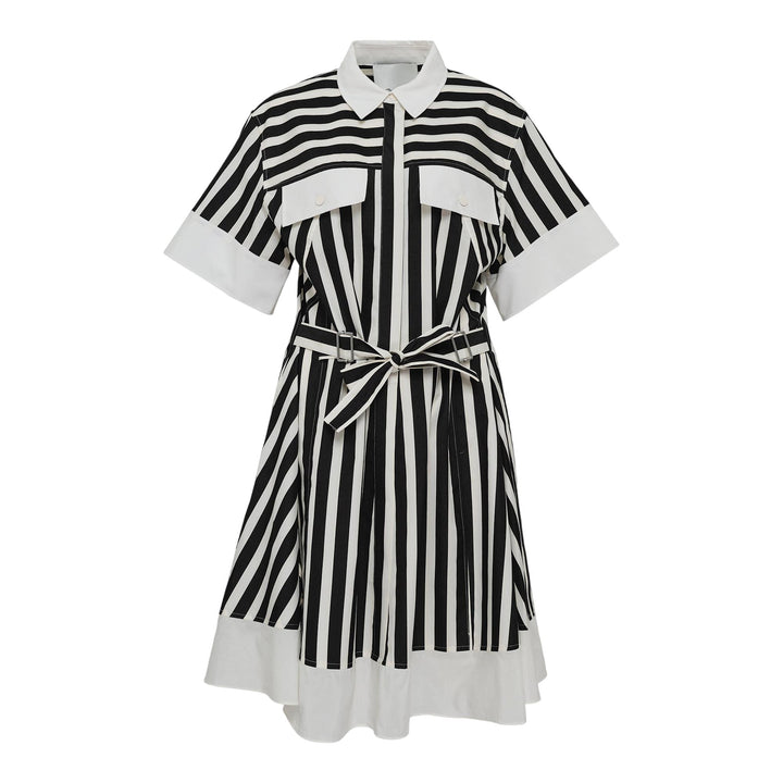 Club21 - 3.1 Phillip Lim - Striped Short Sleeve Shirt Dress - WOVEN DRESSES - Stripes