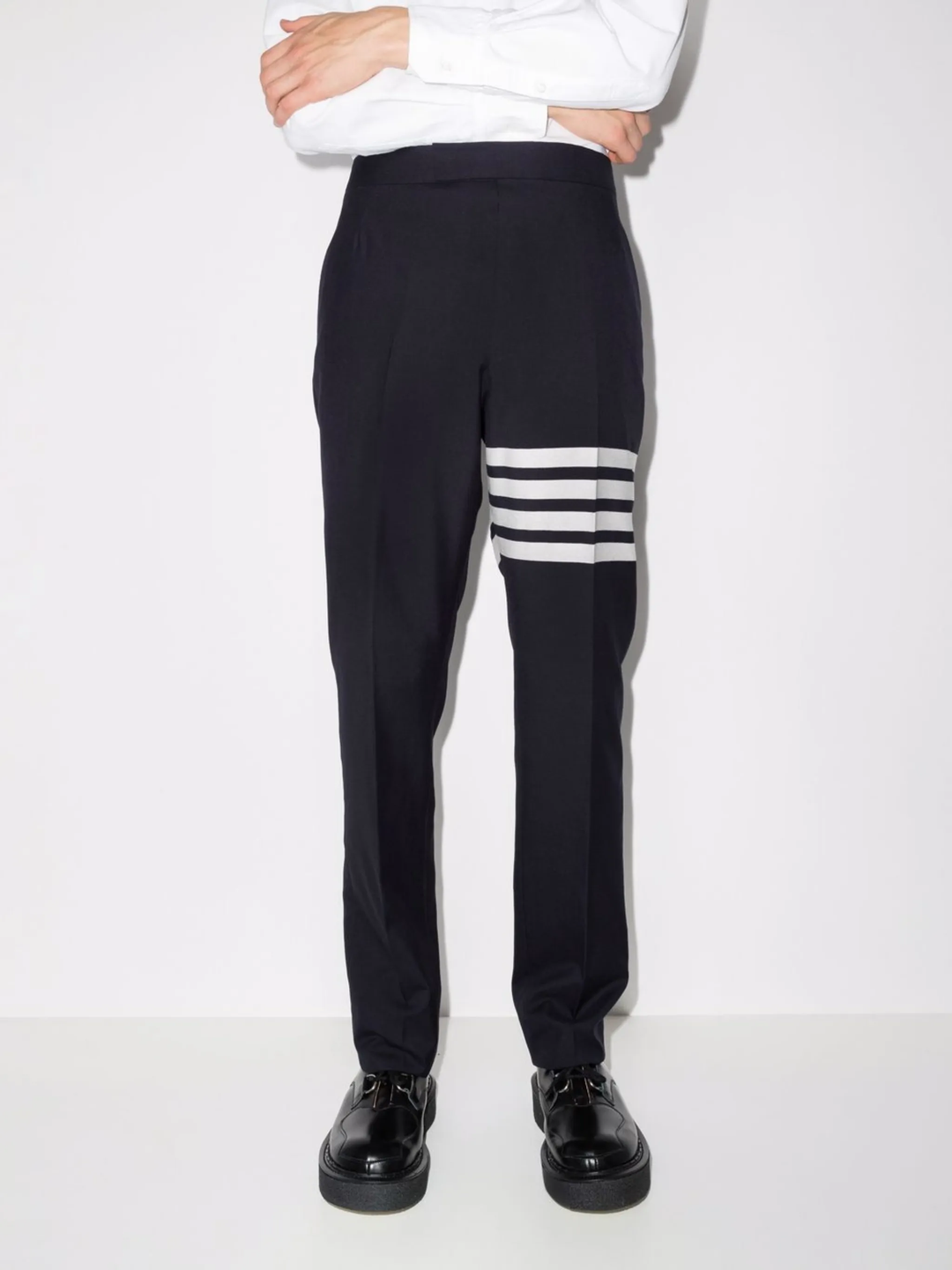 Plain Weave 4-Bar Trousers