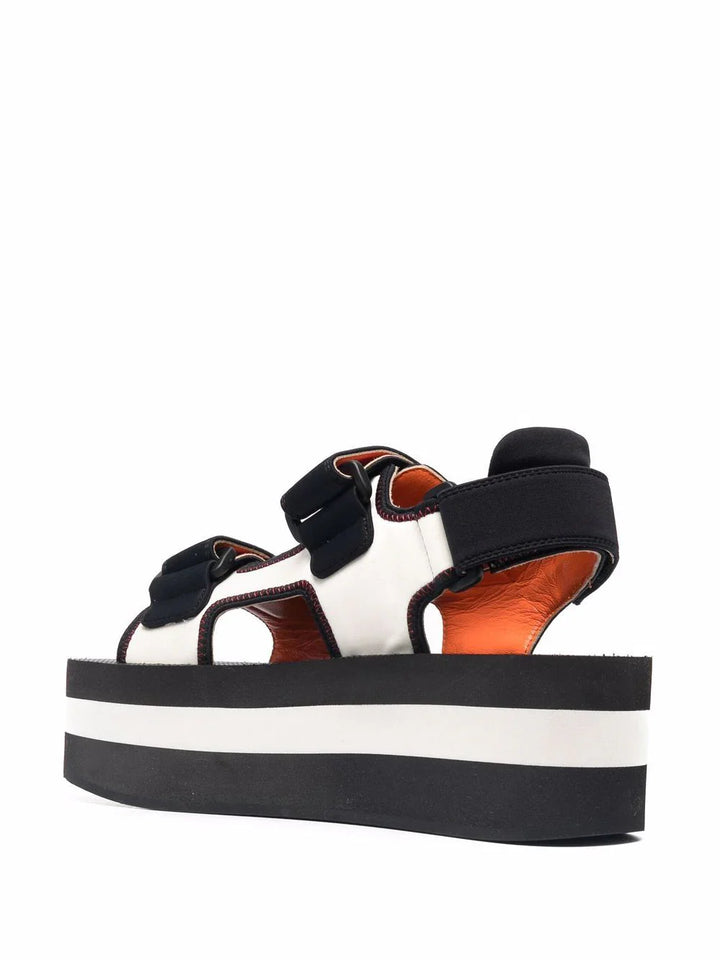 Velcro Sandal Wedge In Scuba