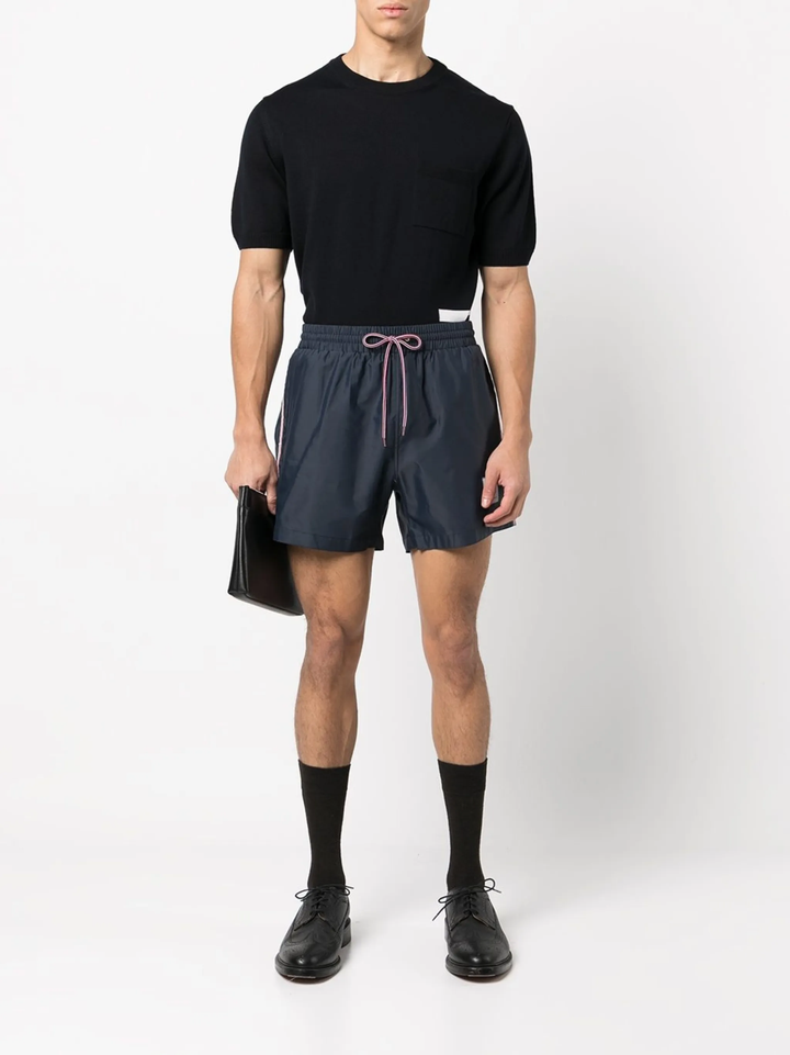 Drawcord Waist Swim Shorts Men