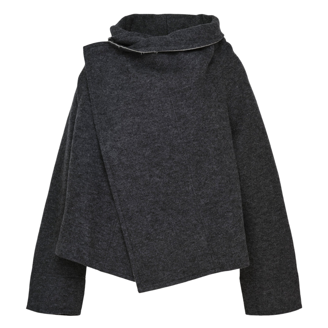 Loose Wrap Blouson
