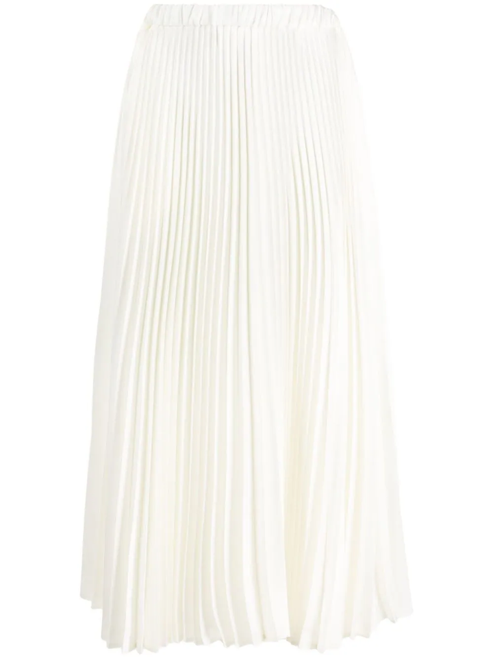 Sun Ray Pleated Drawstring Skirt