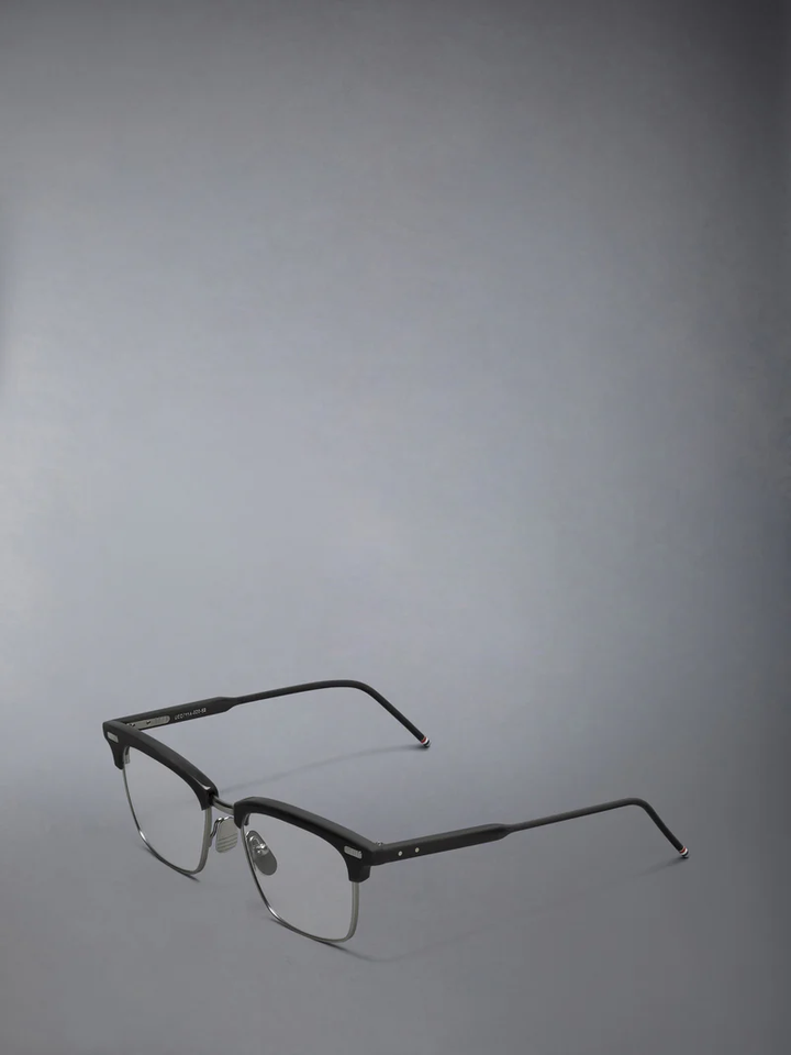 Acetate Titanium Rectangular Eyeglasses