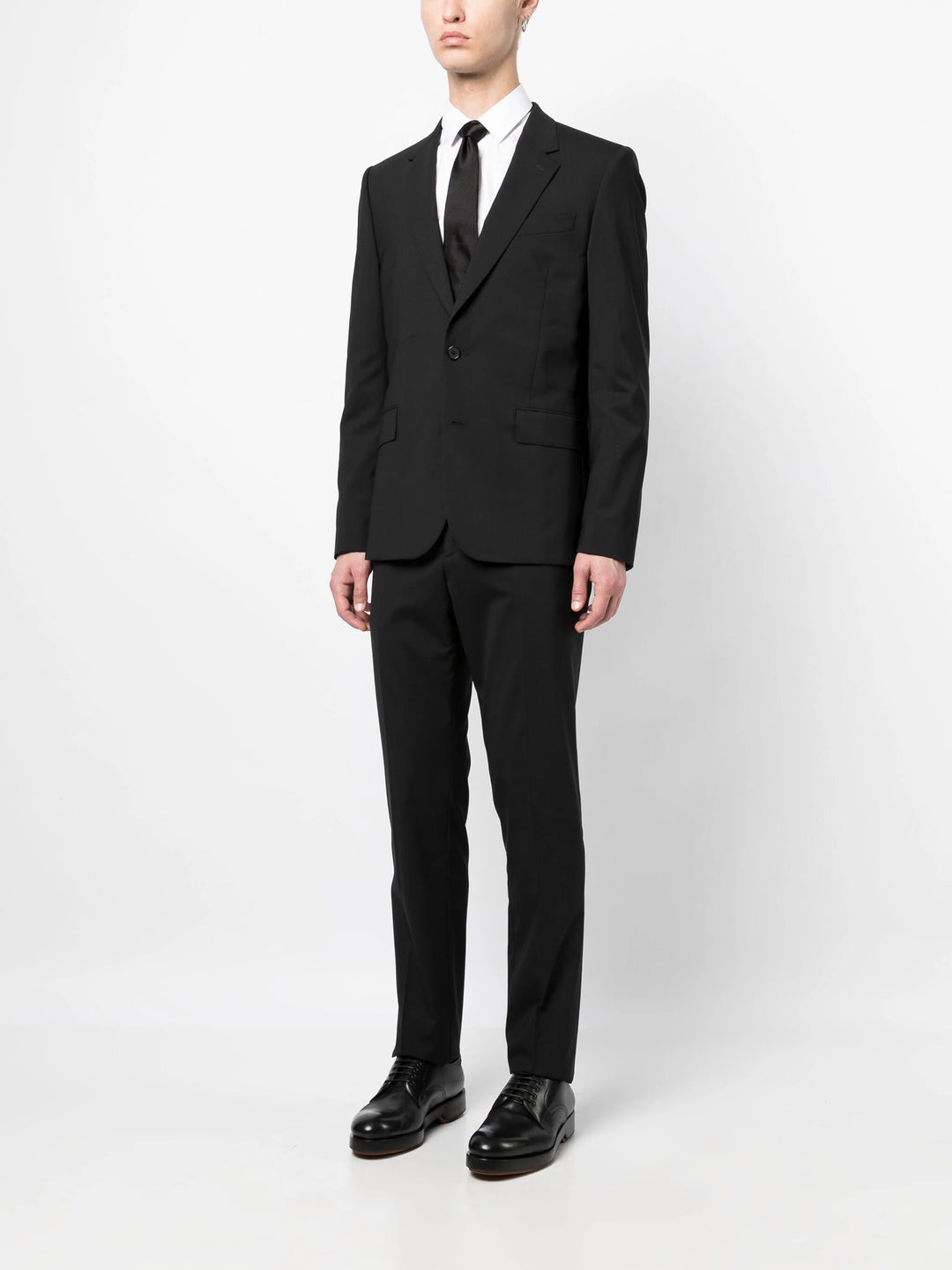 Mens Tailored Fit 2 Button Suit