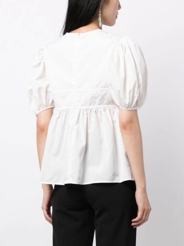 Short Sleeve Peplum Top