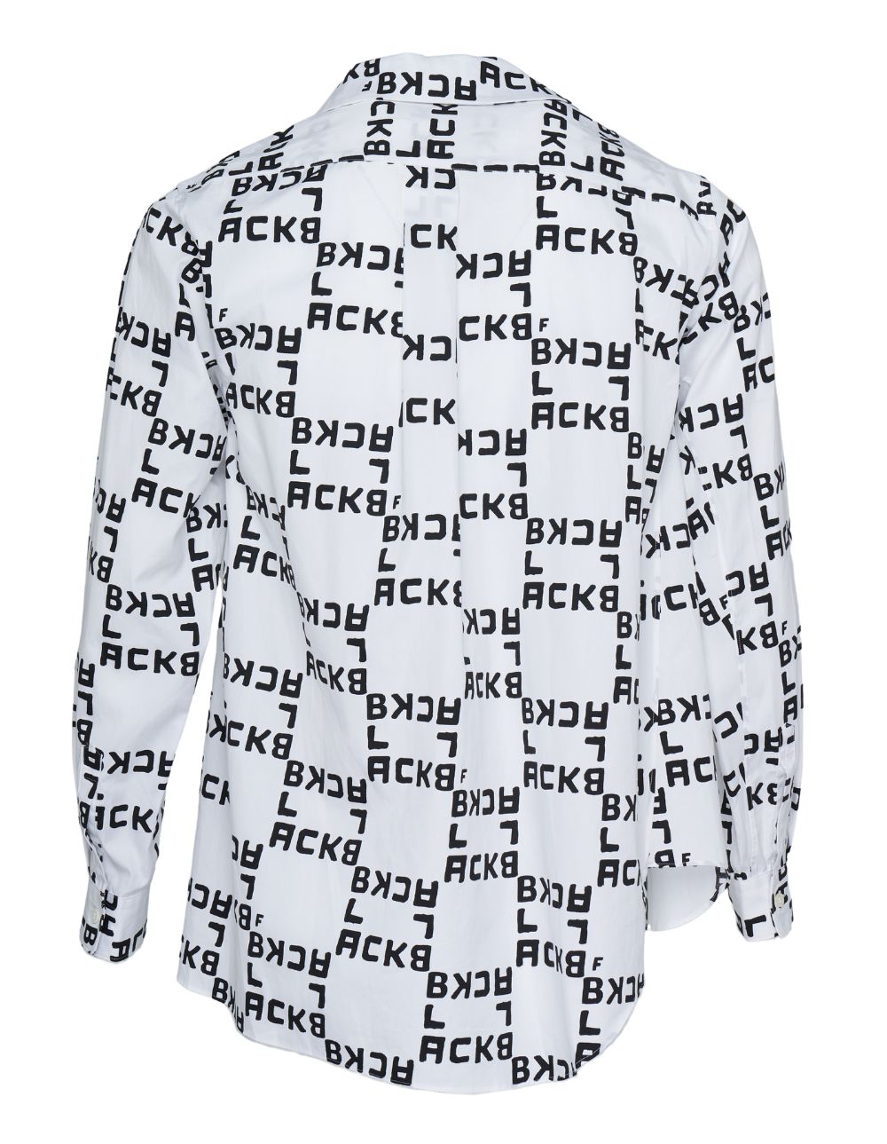 Asymmetic Collar Print Shirt
