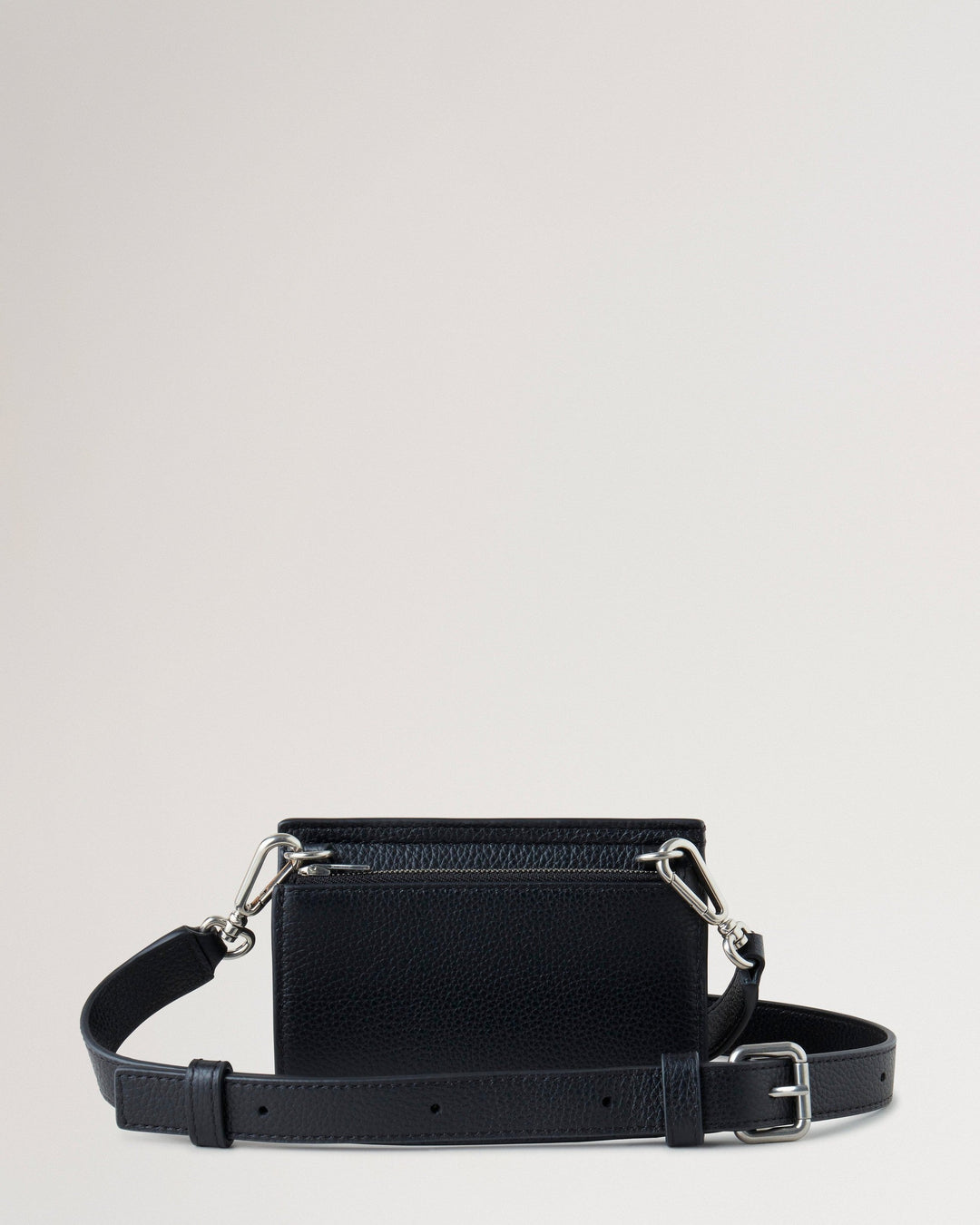 East West Antony Pouch Black Small Classic Grain