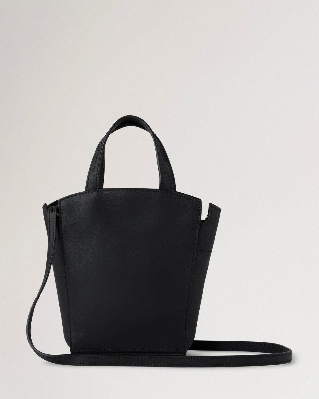 Clovelly Mini Tote Black Refined Flat Calf