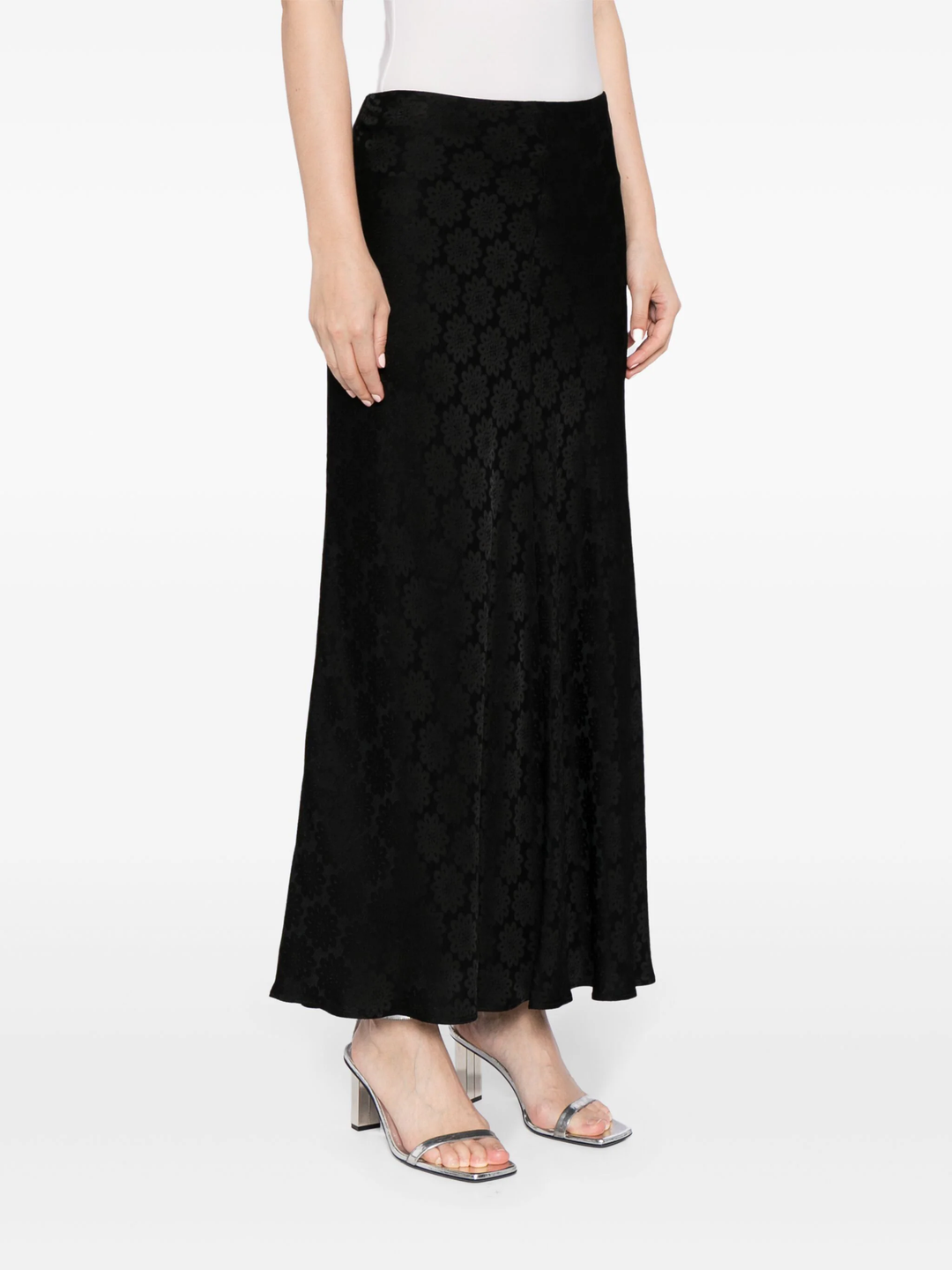 Daisy Jacquard Ankle Skirt