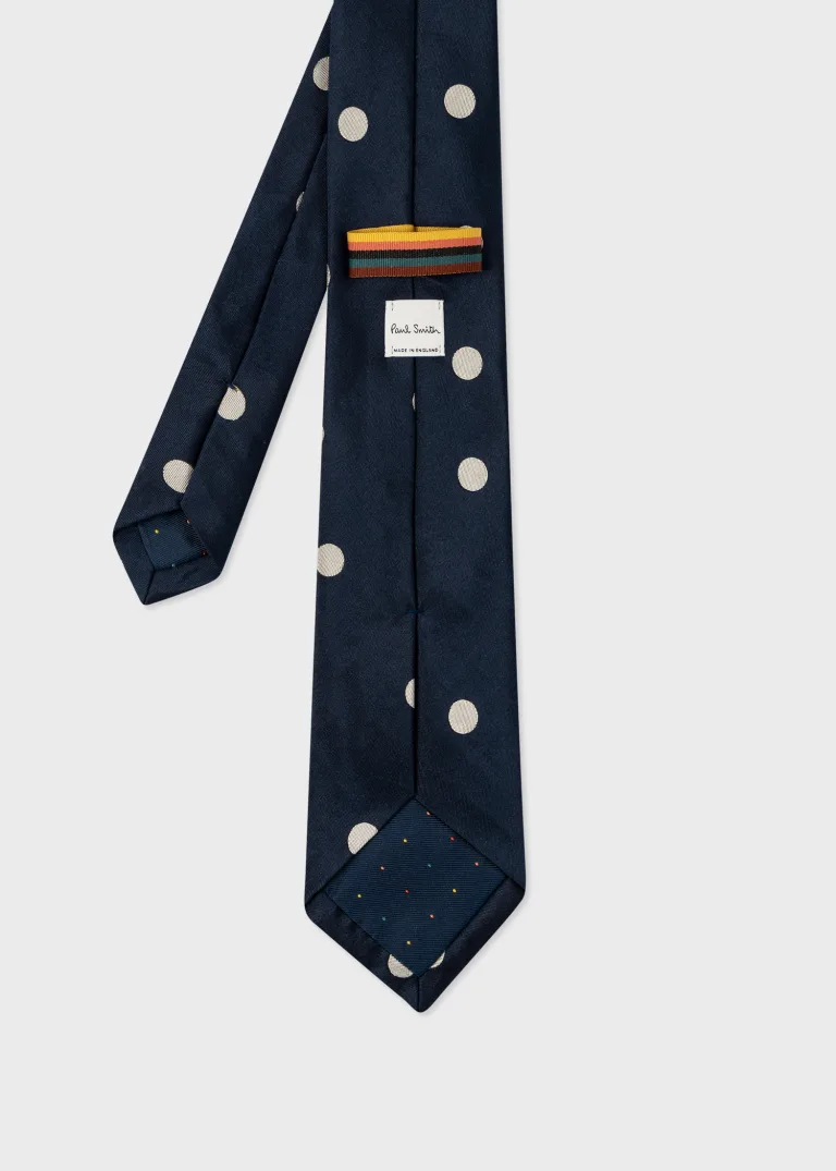 Men Tie Big Polka