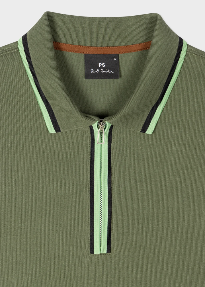 Mens Regular Polo Zip