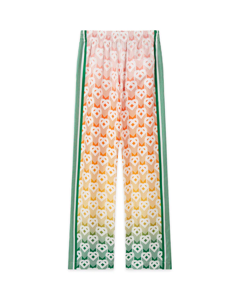 Printed Wide Leg Trousers