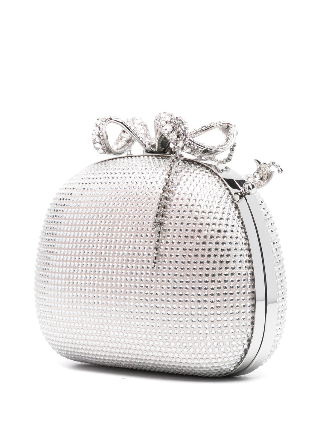 Champagne Rhinestone Clutch Bag