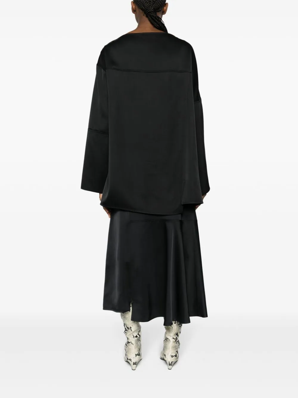 Heavy Viscose Silk Twill Top