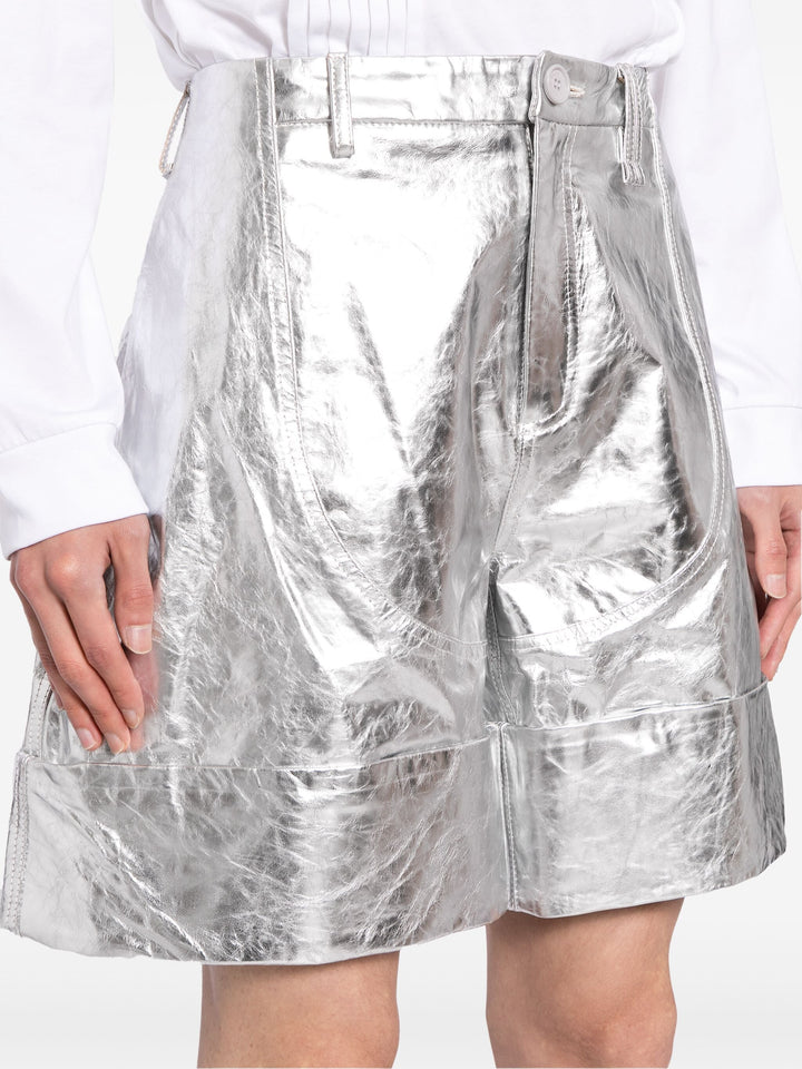 Wide Leg Chaps Shorts