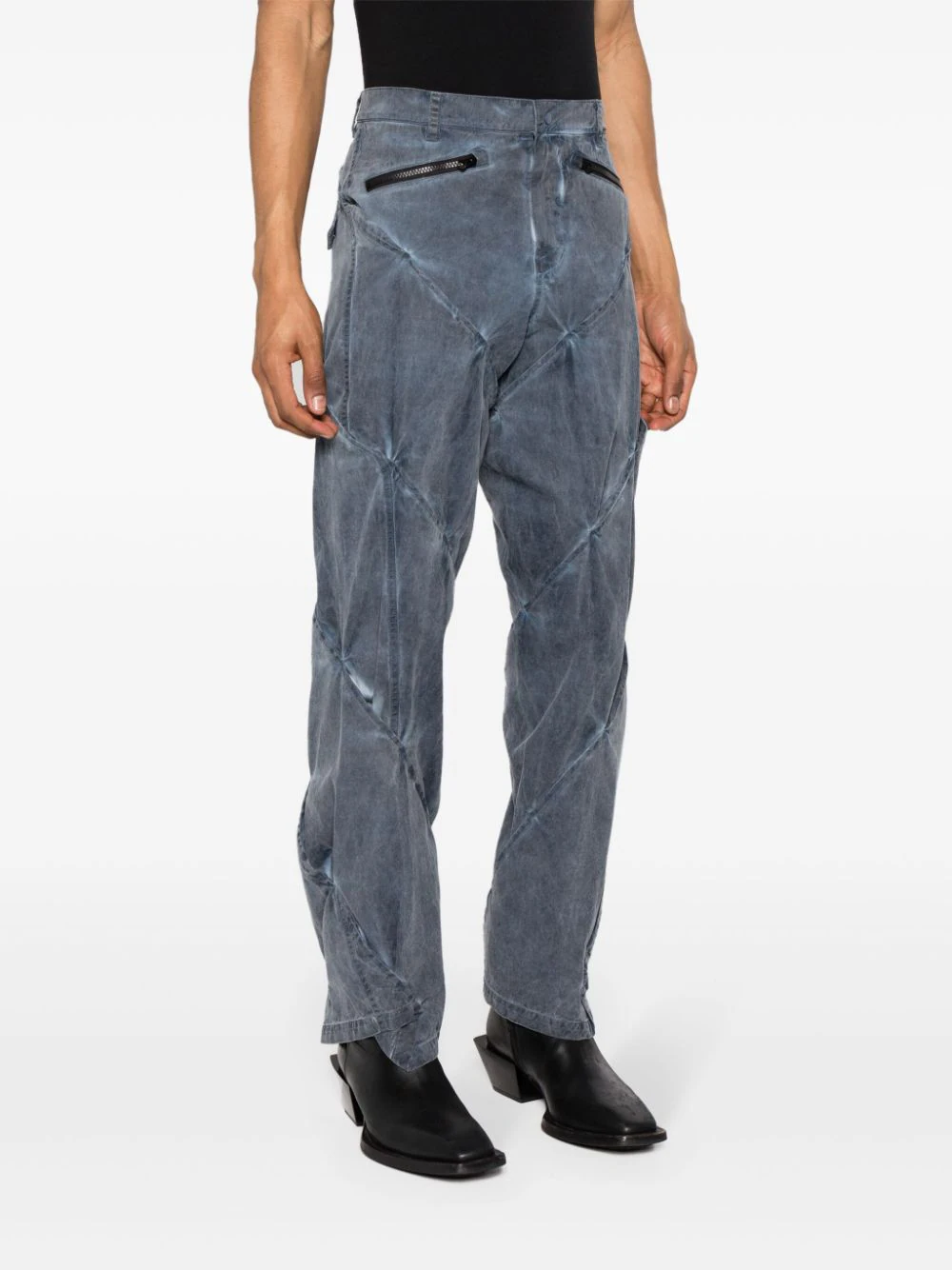 Gather Twisted Dye Shell Trouser