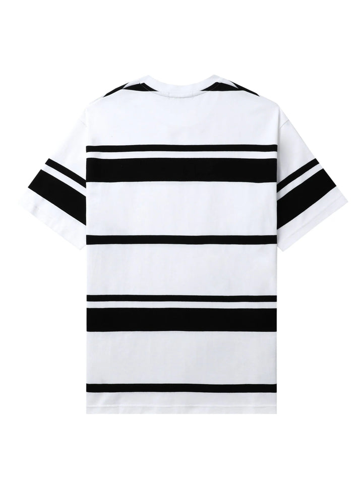 코튼 저지 가로 스트라이프 티셔츠