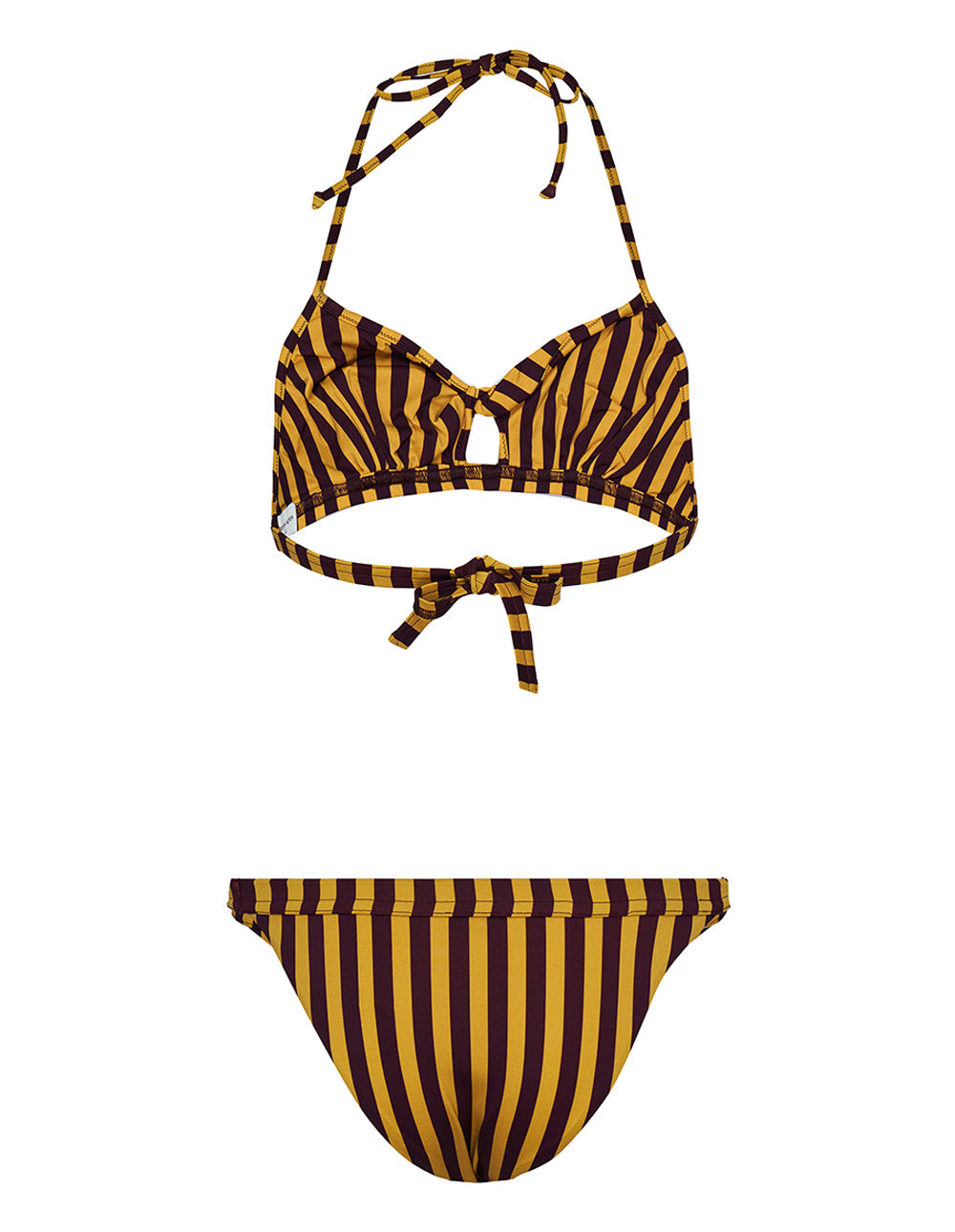 Halterneck Bikini With Adjustable Stripe