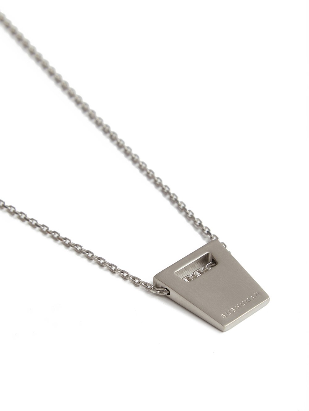 Dogtag Superhuman Brass Necklace