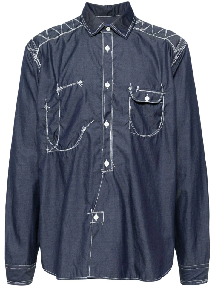 Cotton Twill Chambray Shirt