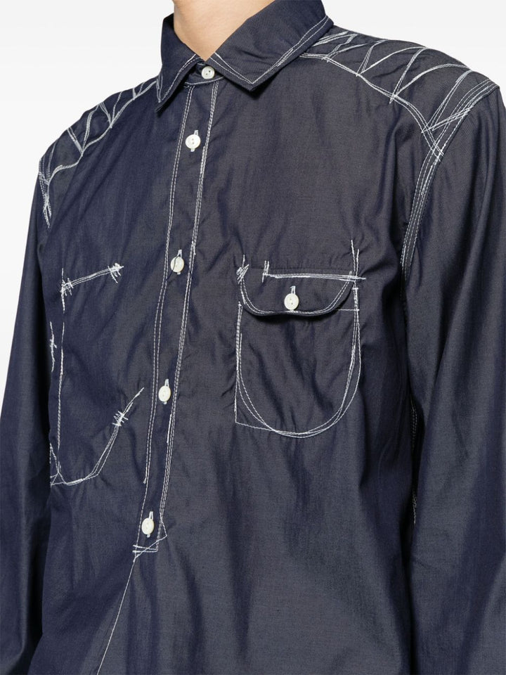 Cotton Twill Chambray Shirt