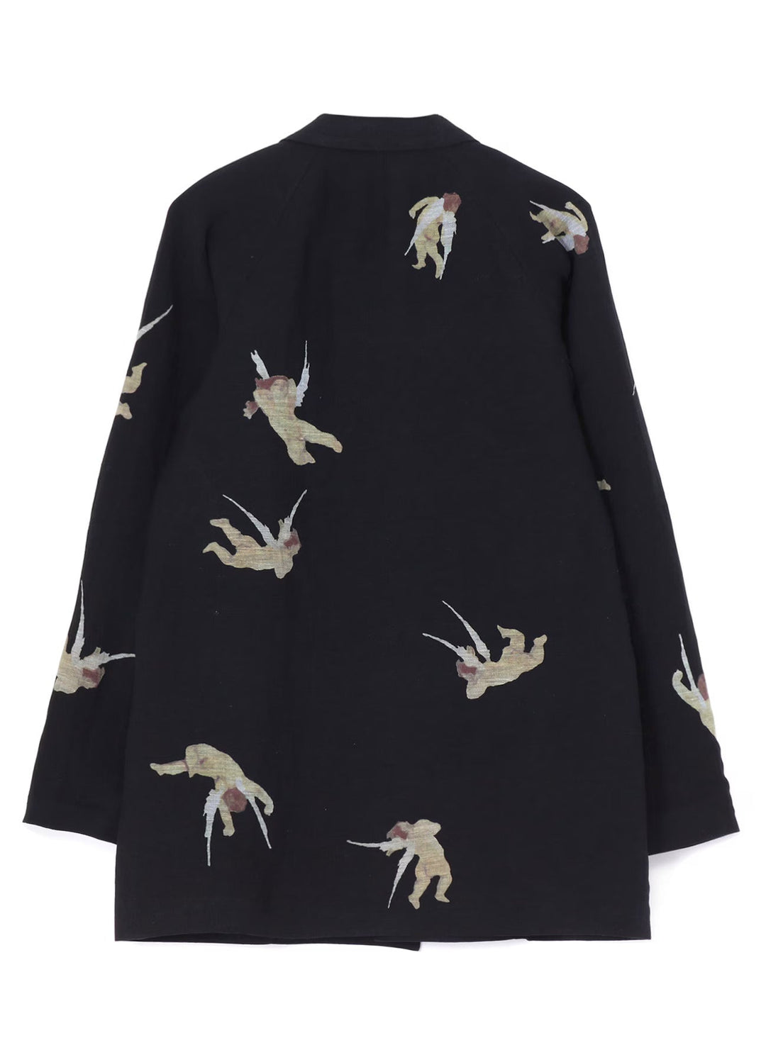 Angel Pattern Double Front Coat