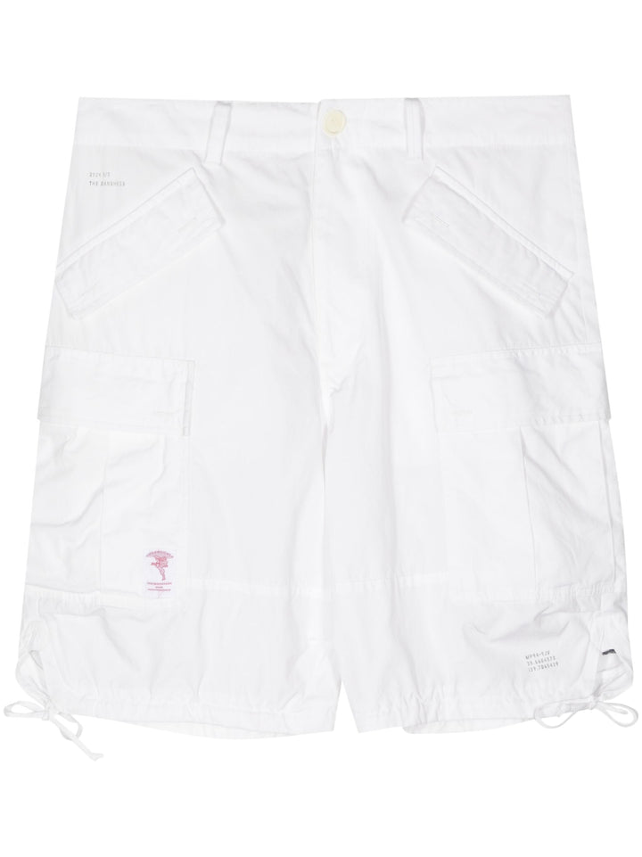 White Cargo Shorts