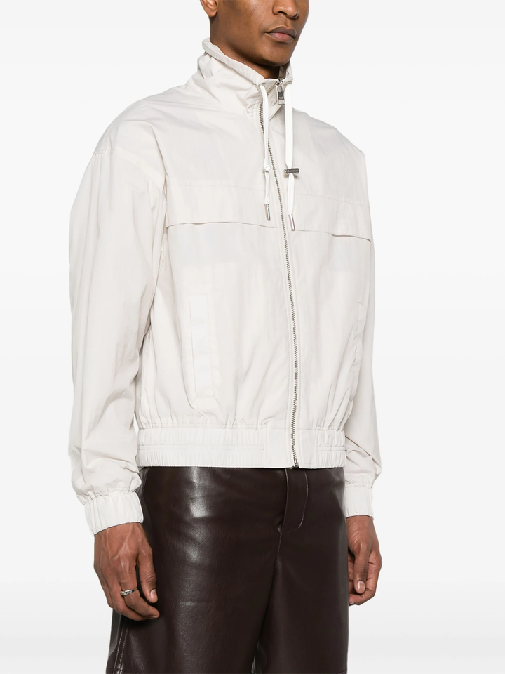 Zipped Windbreaker