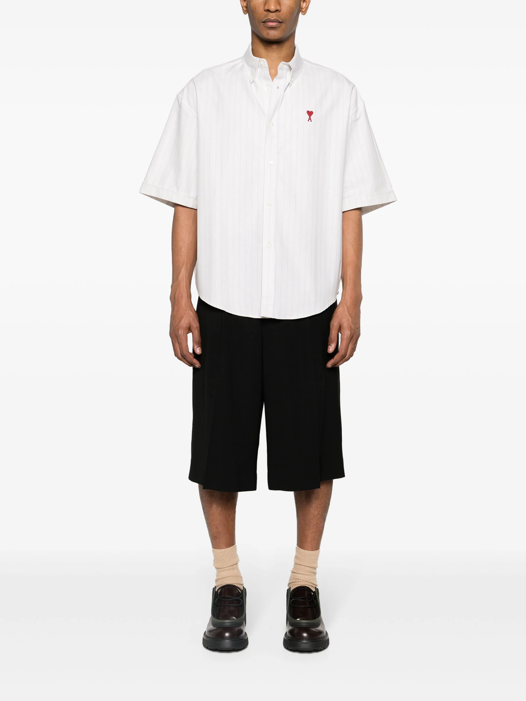 Boxy Fit Short Sleeve Shirt