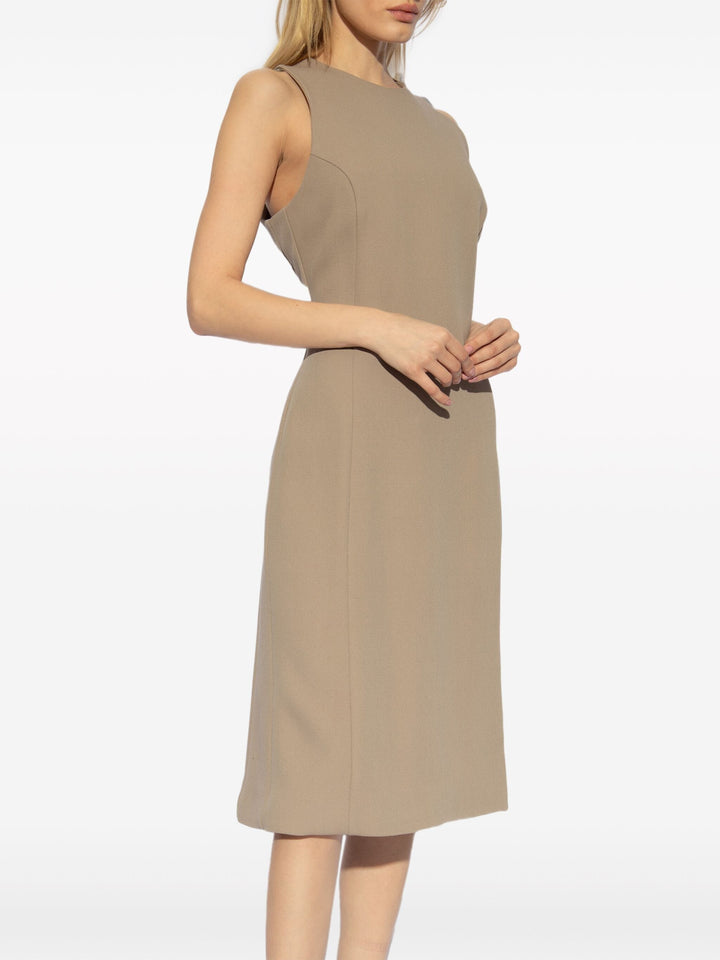 Fitted Dress With Slit