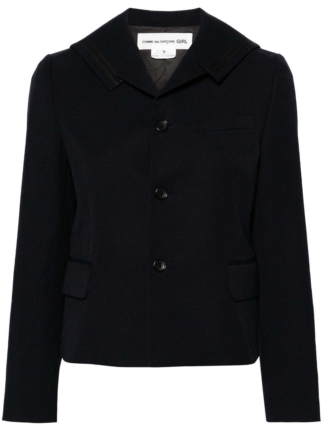 Single-Breasted Wool Jacket