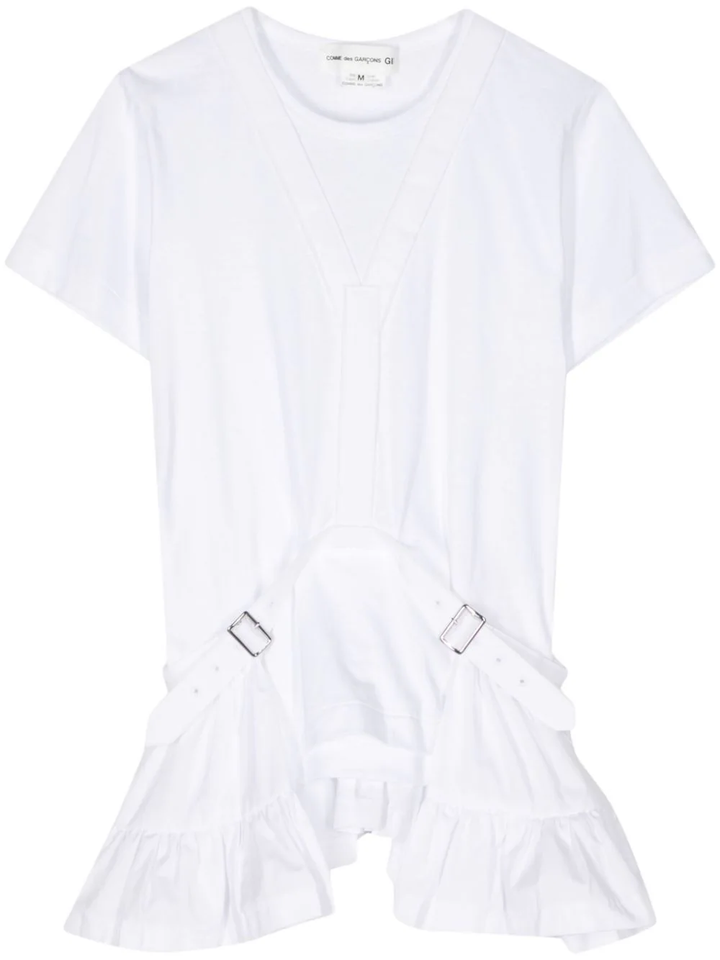 Buckle Strap-Detail Tee