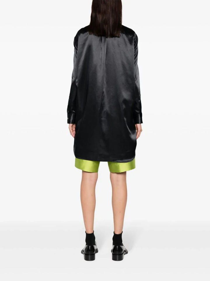 Bow-Detail Satin Blouse