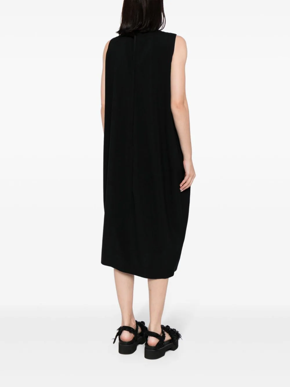 Sleeveless Applique Dress