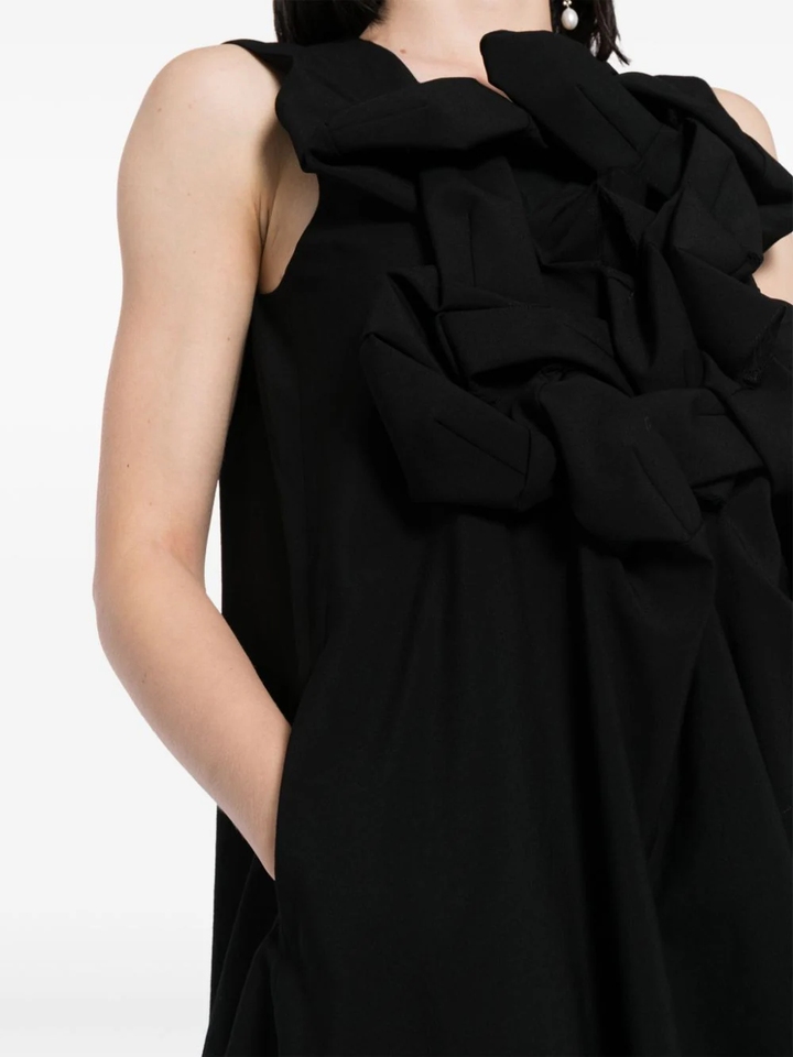 Sleeveless Applique Dress