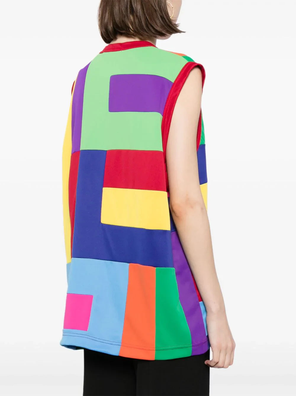 Sleeveless Patchwork Tee