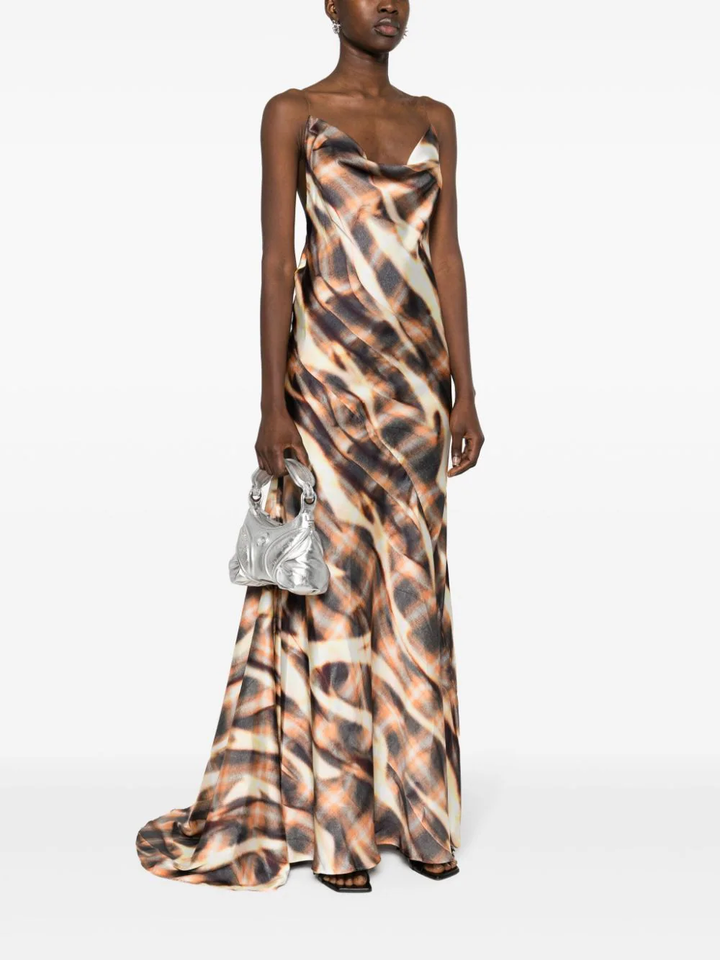 Laminated Leather Stardust Mini Crossbody