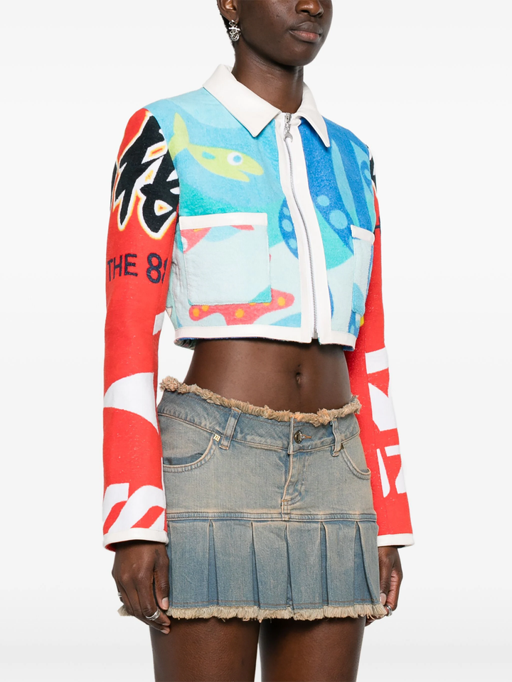 Regenerated Jersey Jacquard Top