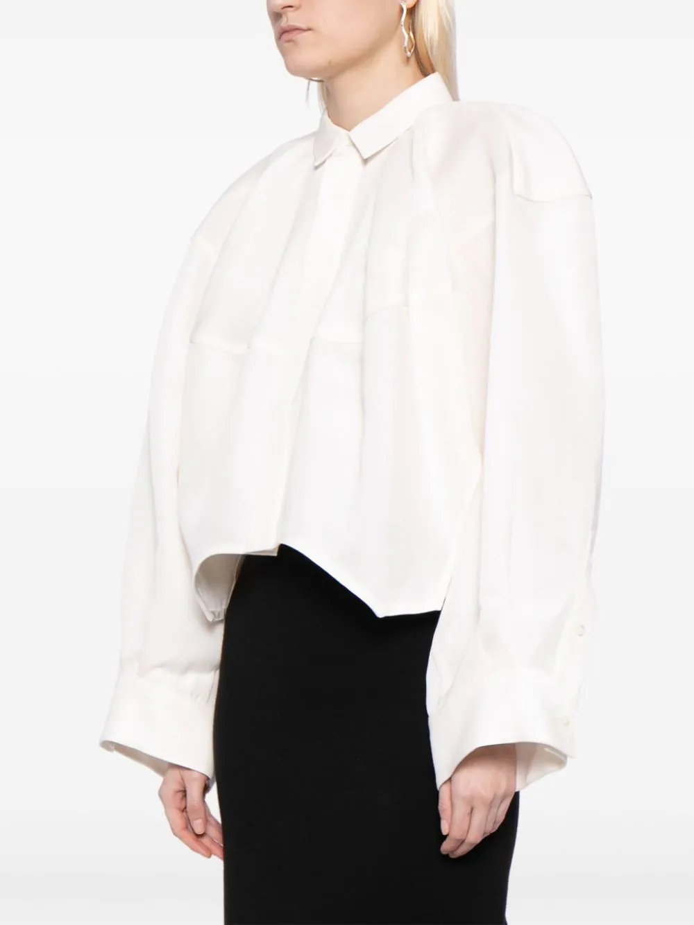 Double Faced Silk Cotton Shirt