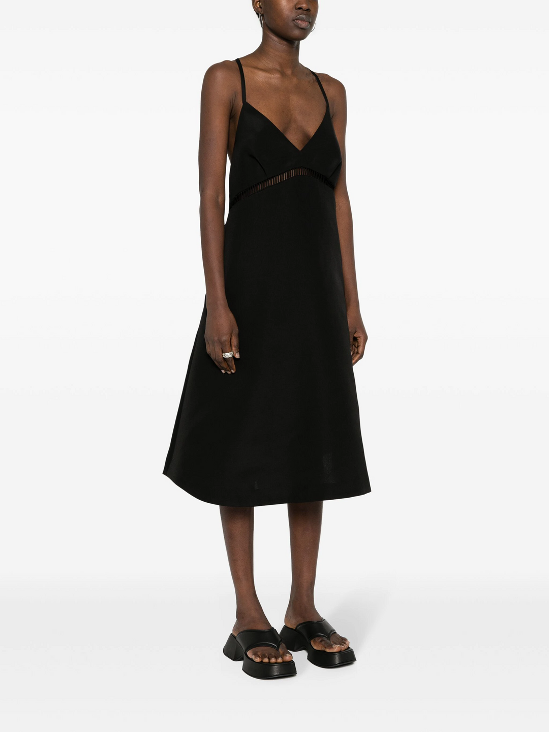 Double Faced Silk Cotton Dress