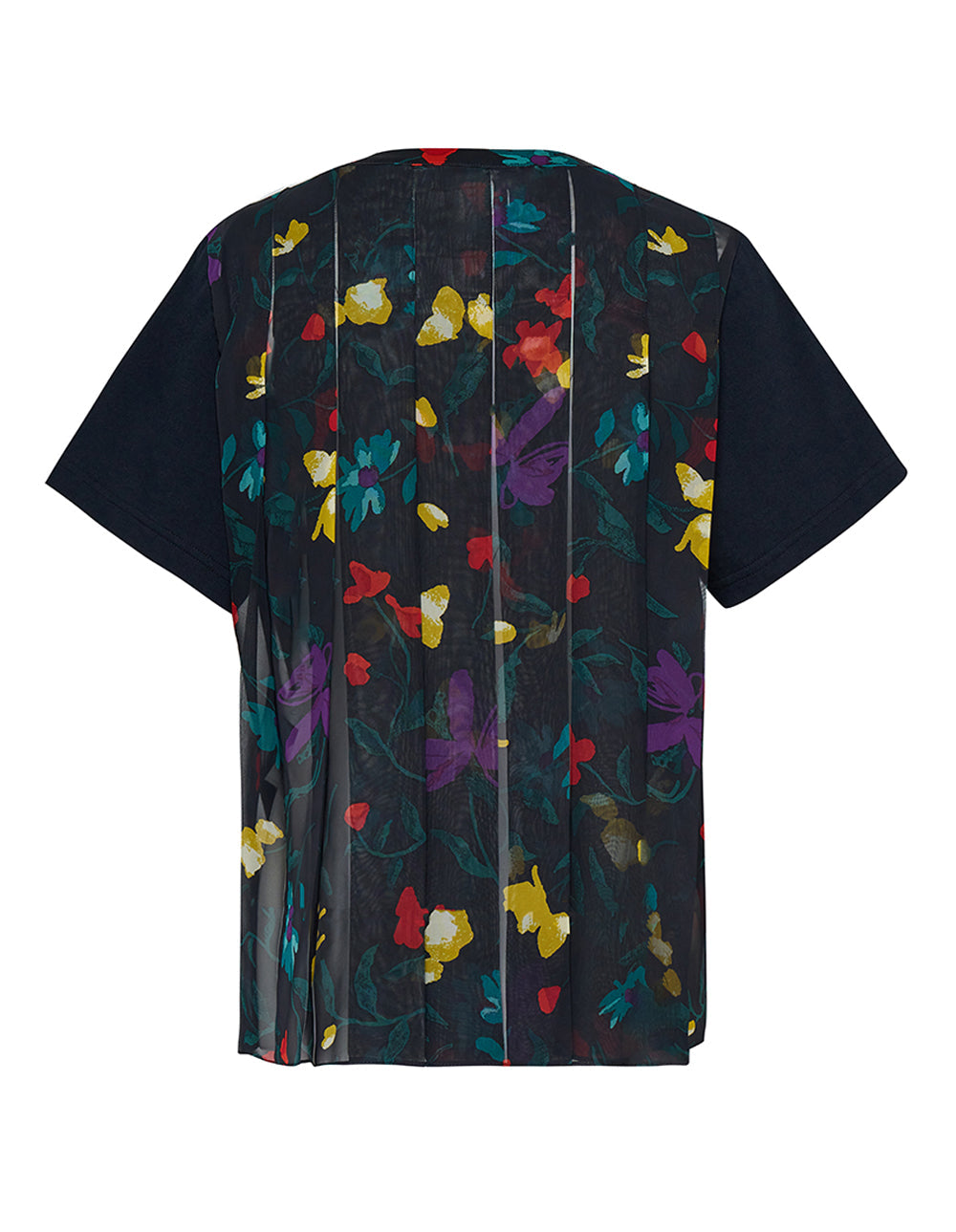 Floral Print Cotton Jersey T-Shirt