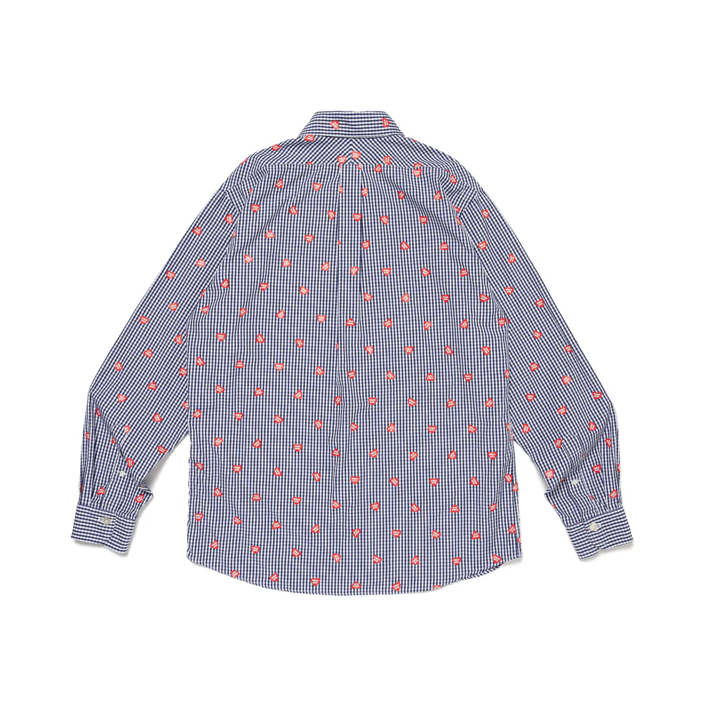 Heart Gingham Check Shirt