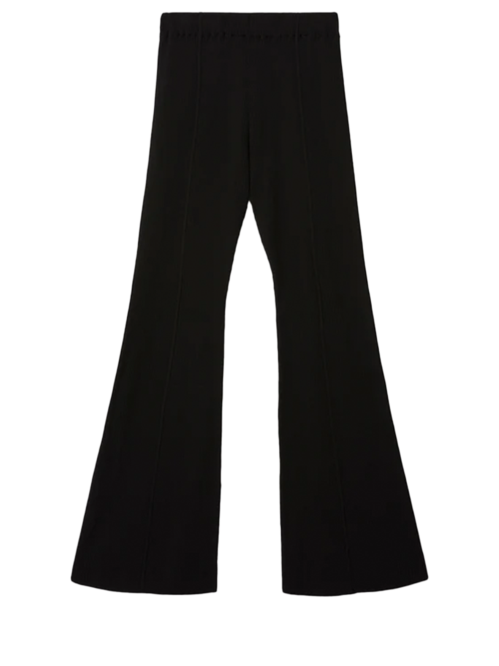 Rib Tight Flare Pants