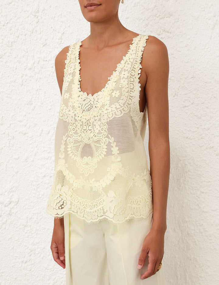 Natura Lace Patch Tank